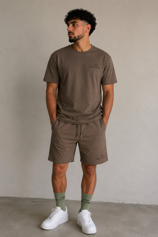 Olive Green Short Set