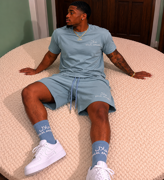 Baby Blue Short Set